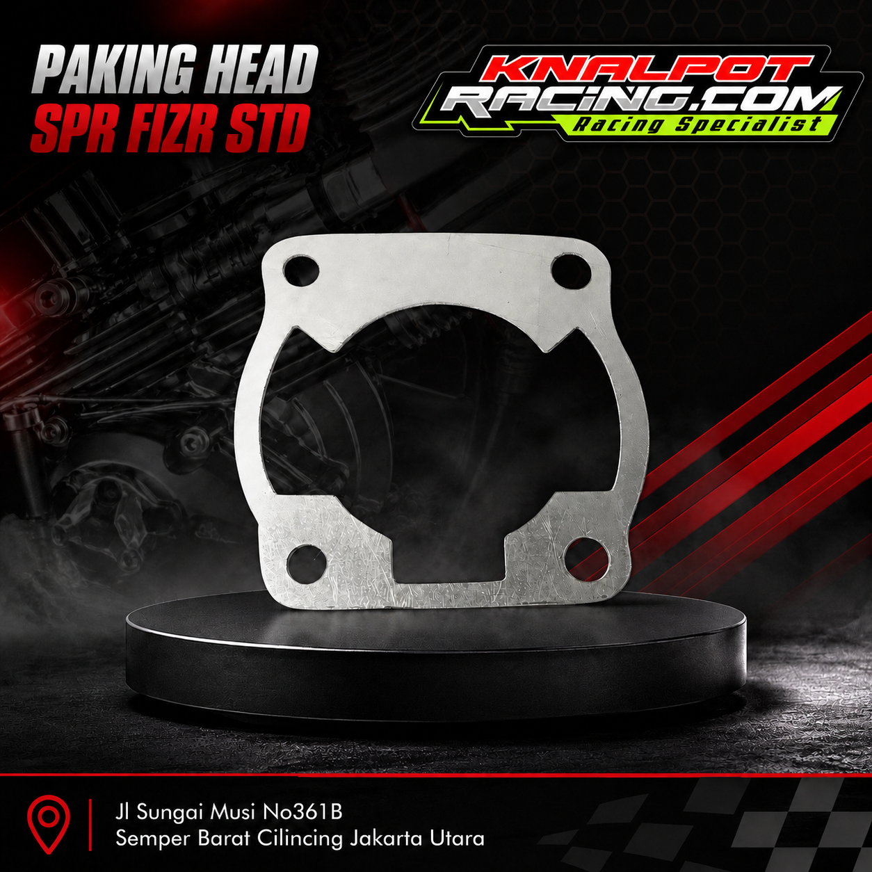 PAKING HEAD SPR FIZR STD 