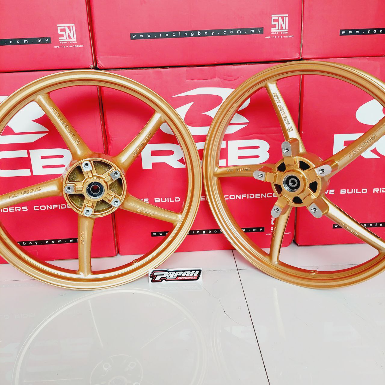 VELG RCB YAMAHA MXKING 522 160-185 RING 17 GOLD