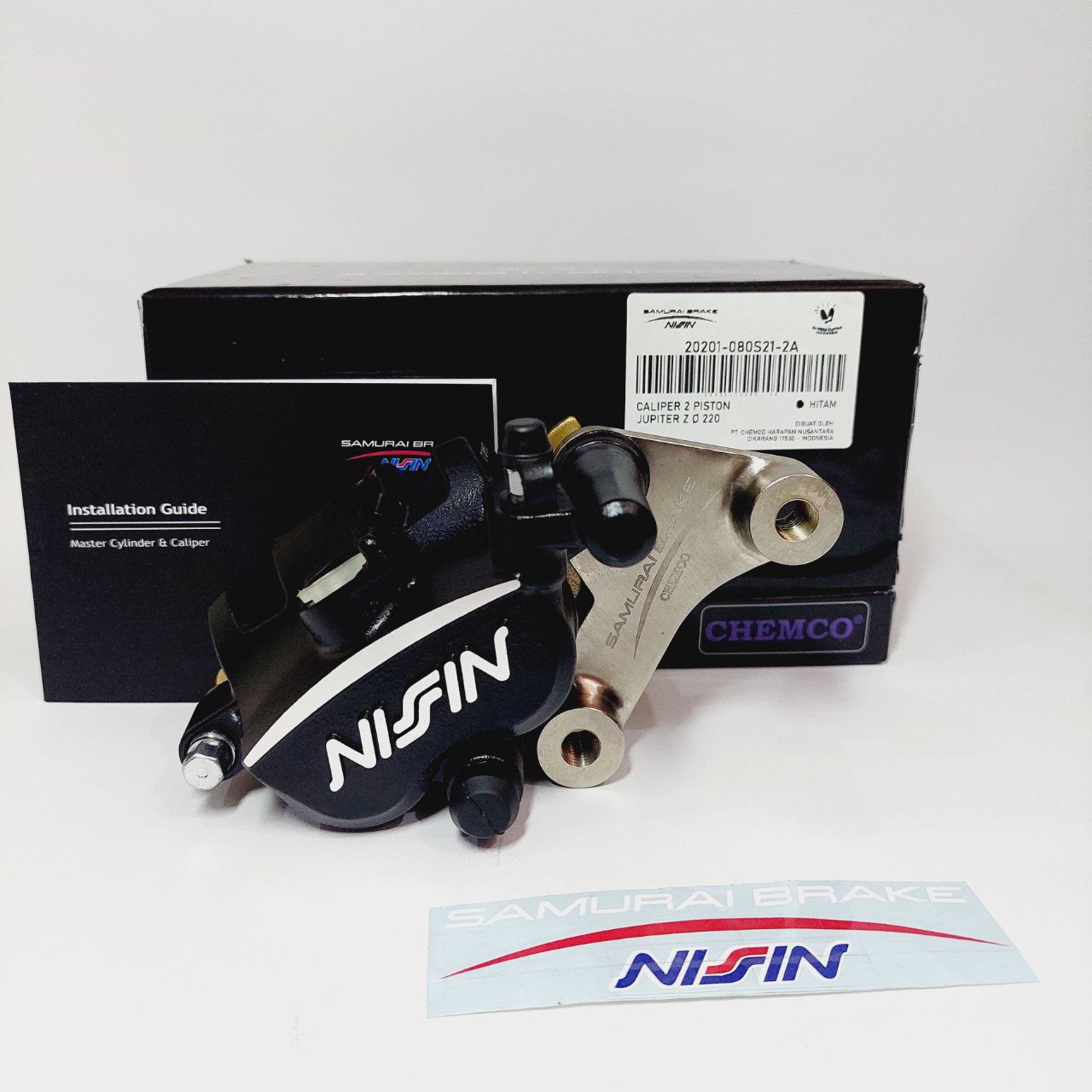 CALIPER KALIPER NISSIN SAMURAI 2P BLACK JUPITER RXKING 260MM