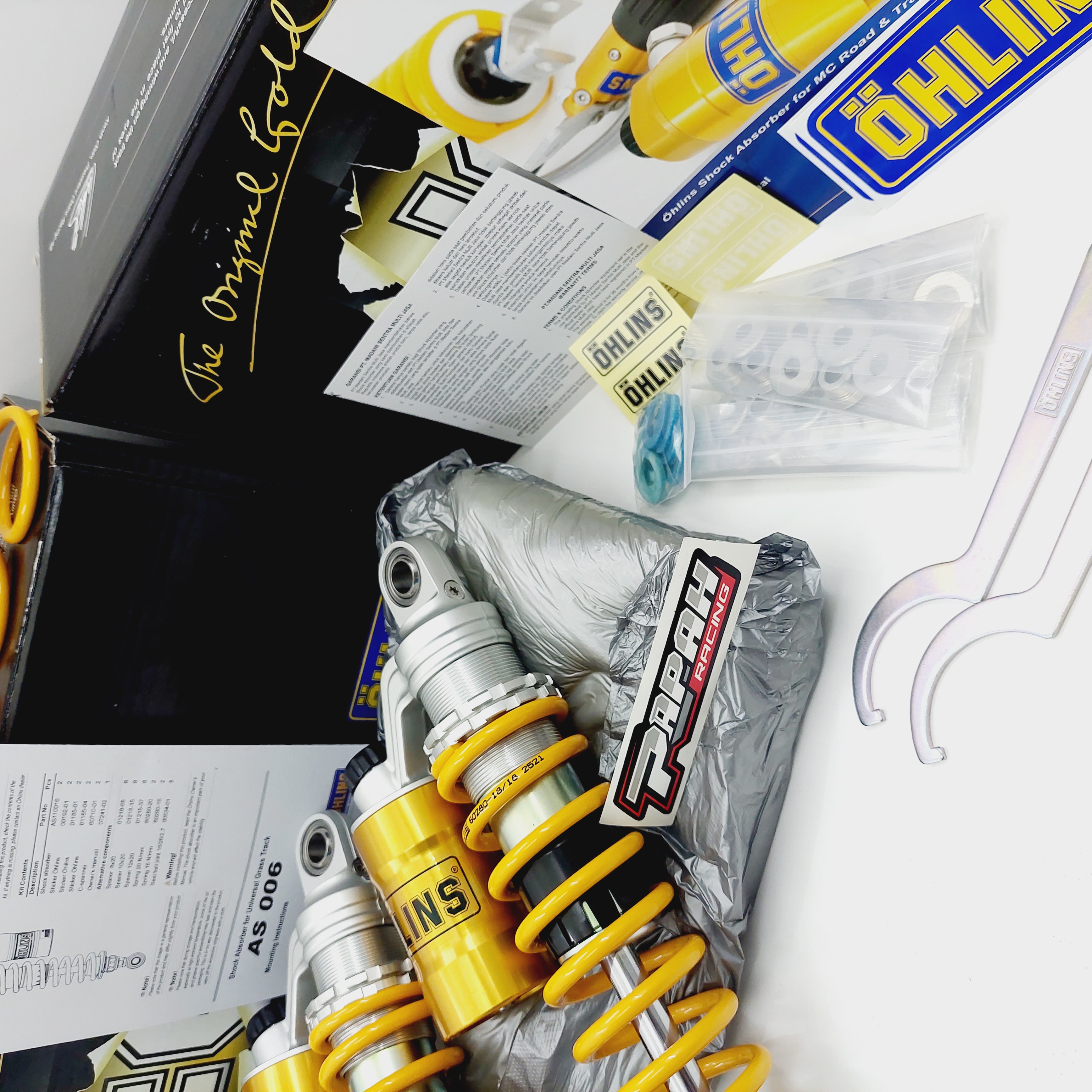 SHOCKBREAKER BELAKANG OHLINS RXKING KODE AS006