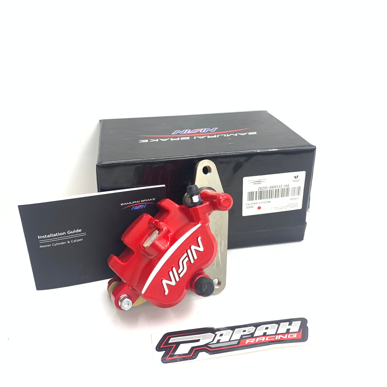 CALIPER KALIPER NISSIN 2P RED/MERAH HONDA SONIC STD