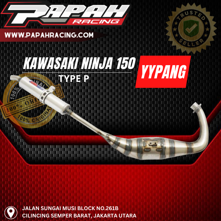 KNALPOT YYPANG KAWASAKI NINJA 150 TIPE P
