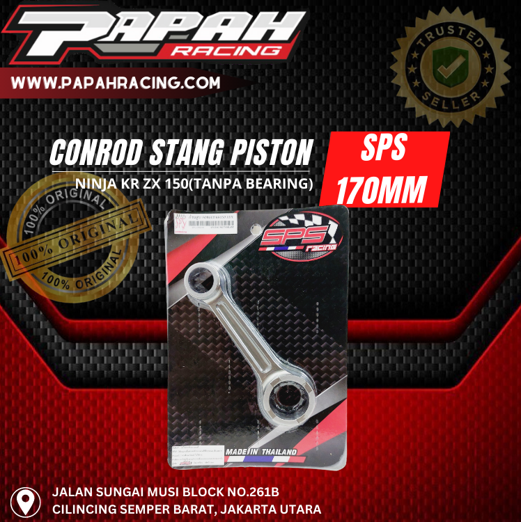 CONROD STANG PISTON SPS NINJA KR ZX 150 107MM SPS TANPA BEARING BIG END