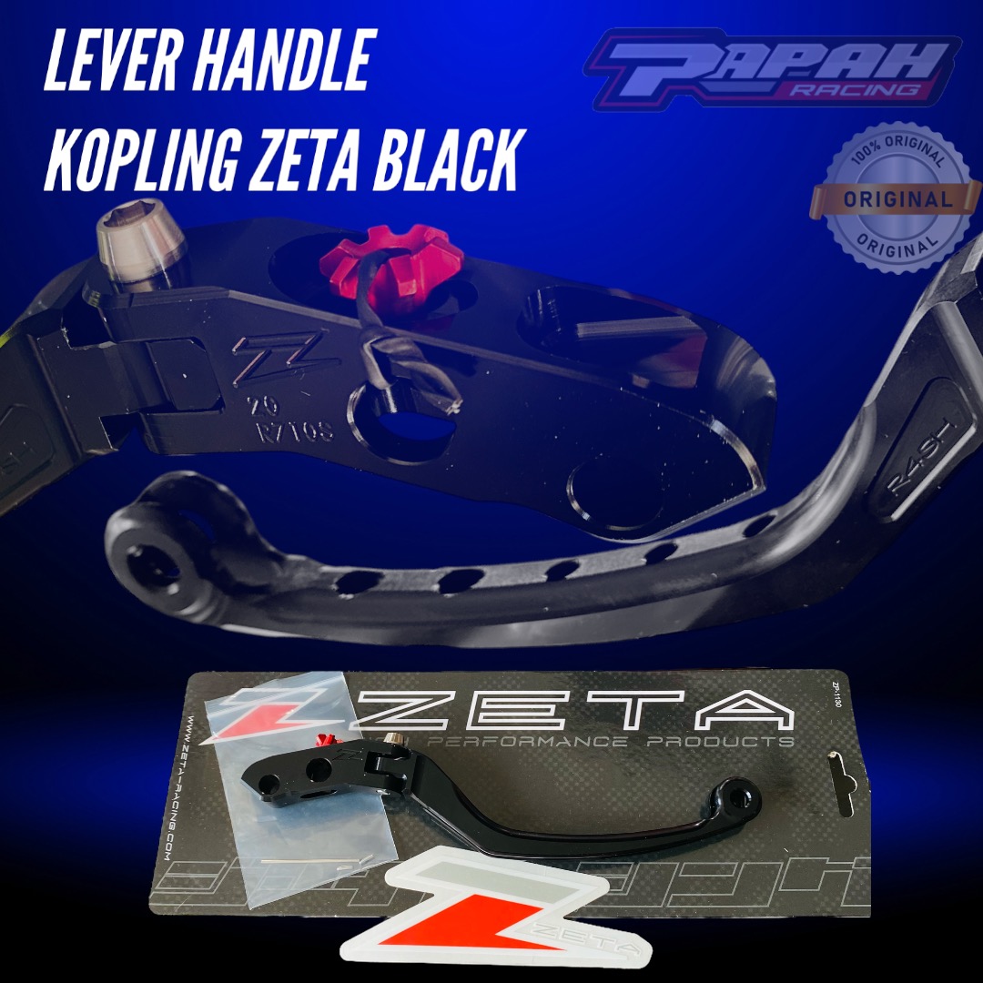LEVER HANDLE KOPLING ZETA BLACK