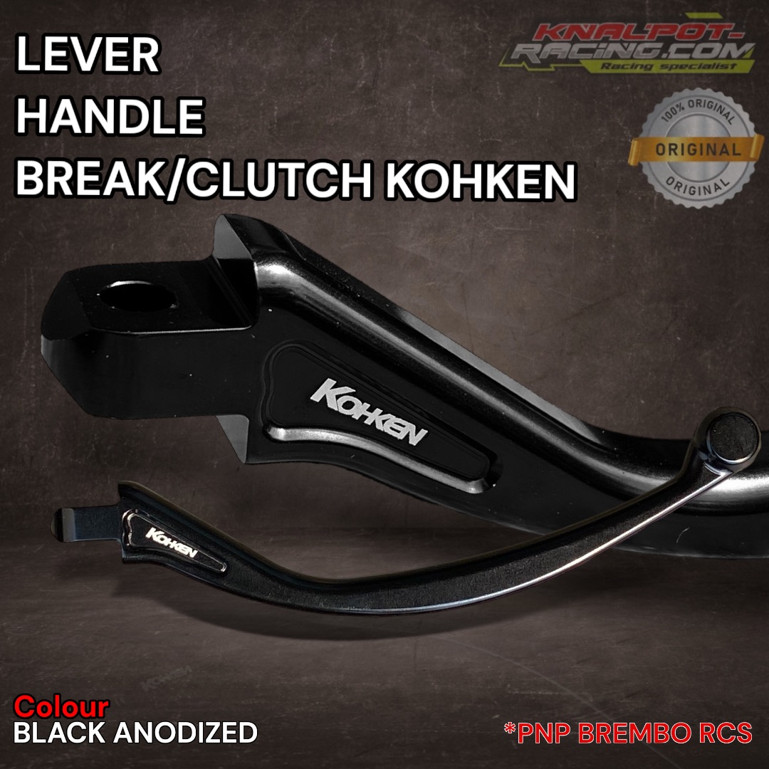 LEVER HANDLE REM/KOPLING KOHKEN BLACK