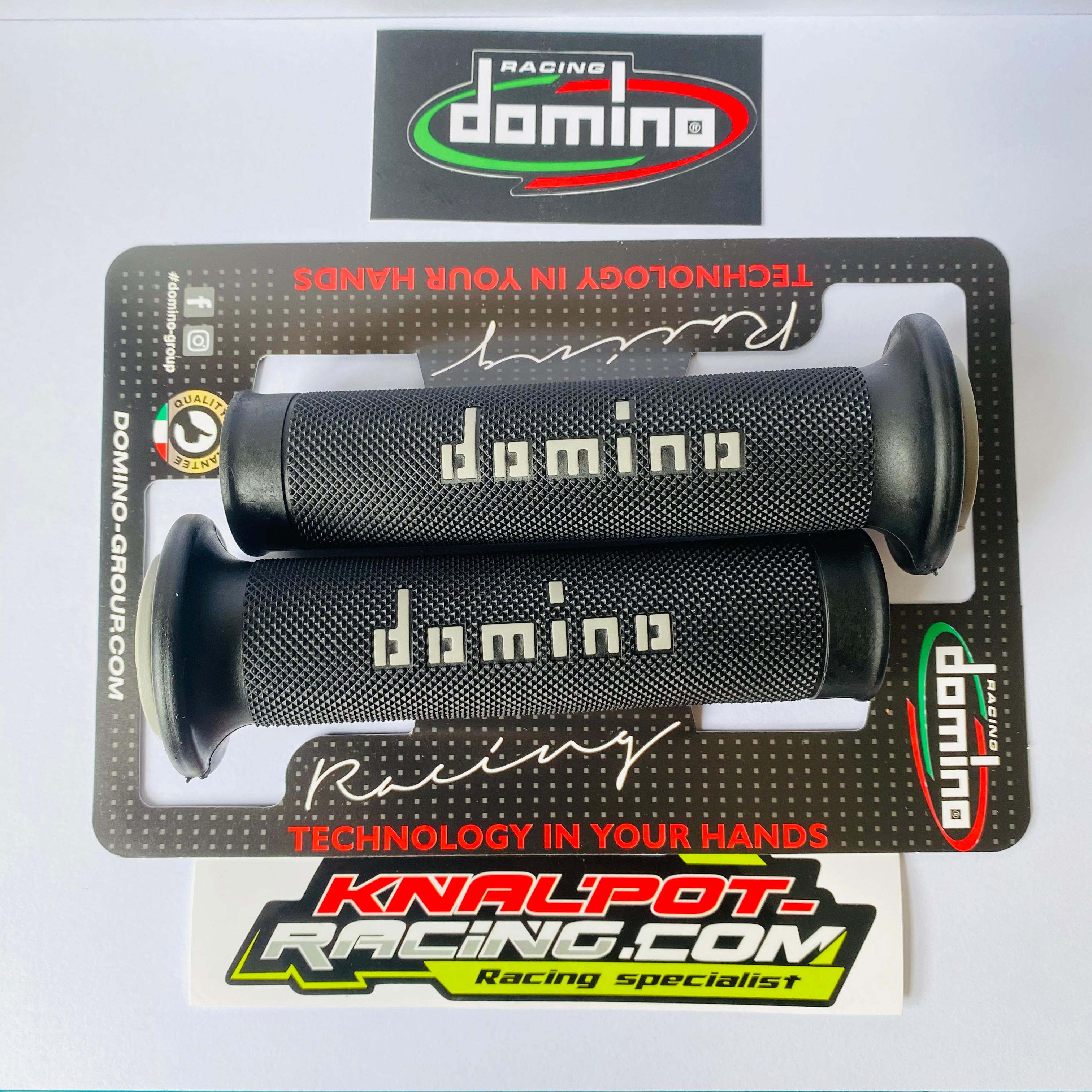 HANDGRIP GRIP DOMINO RACING BLACK GREY