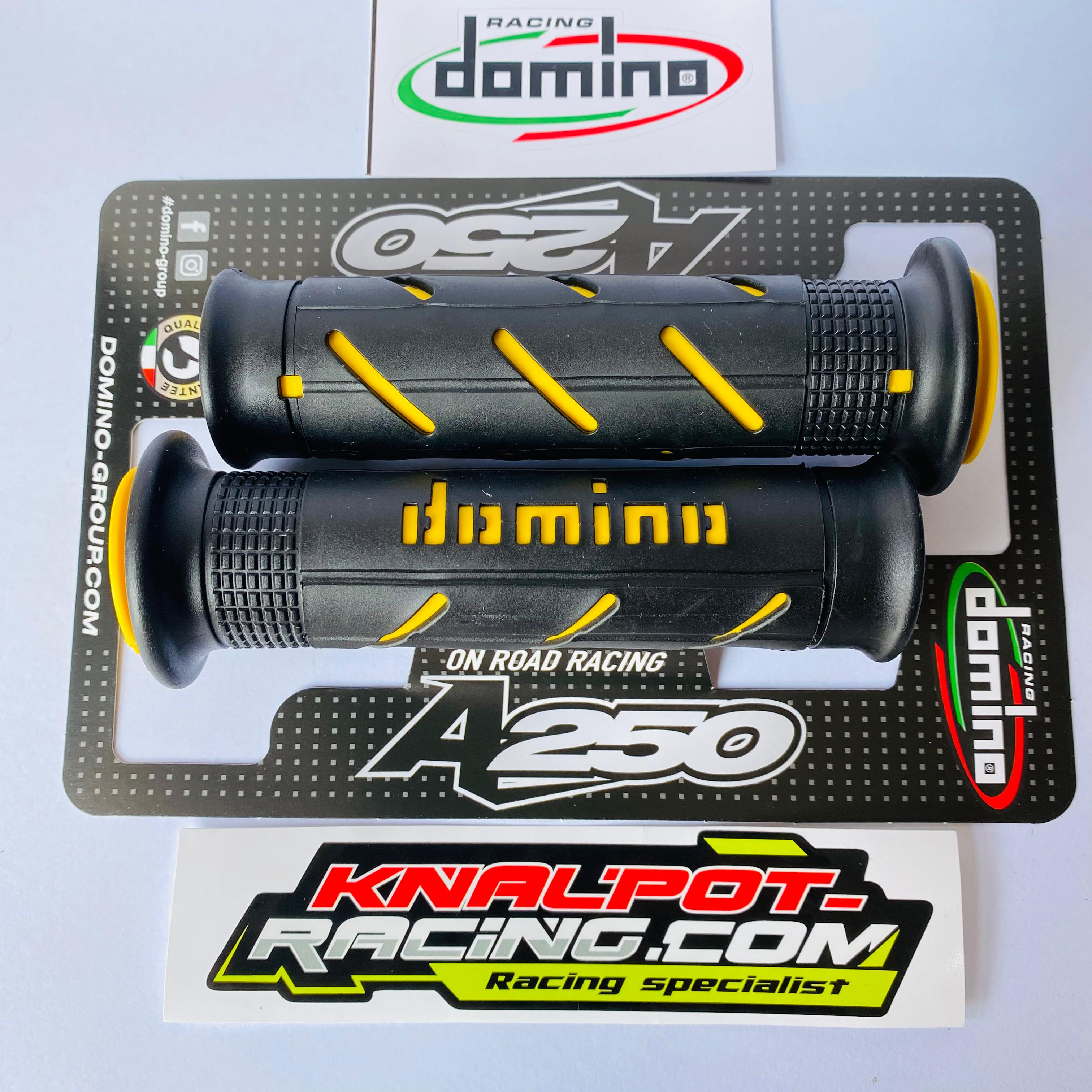 HANDGRIP GRIP DOMINO SUPER SOFT GRIPS BLACK YELLOW