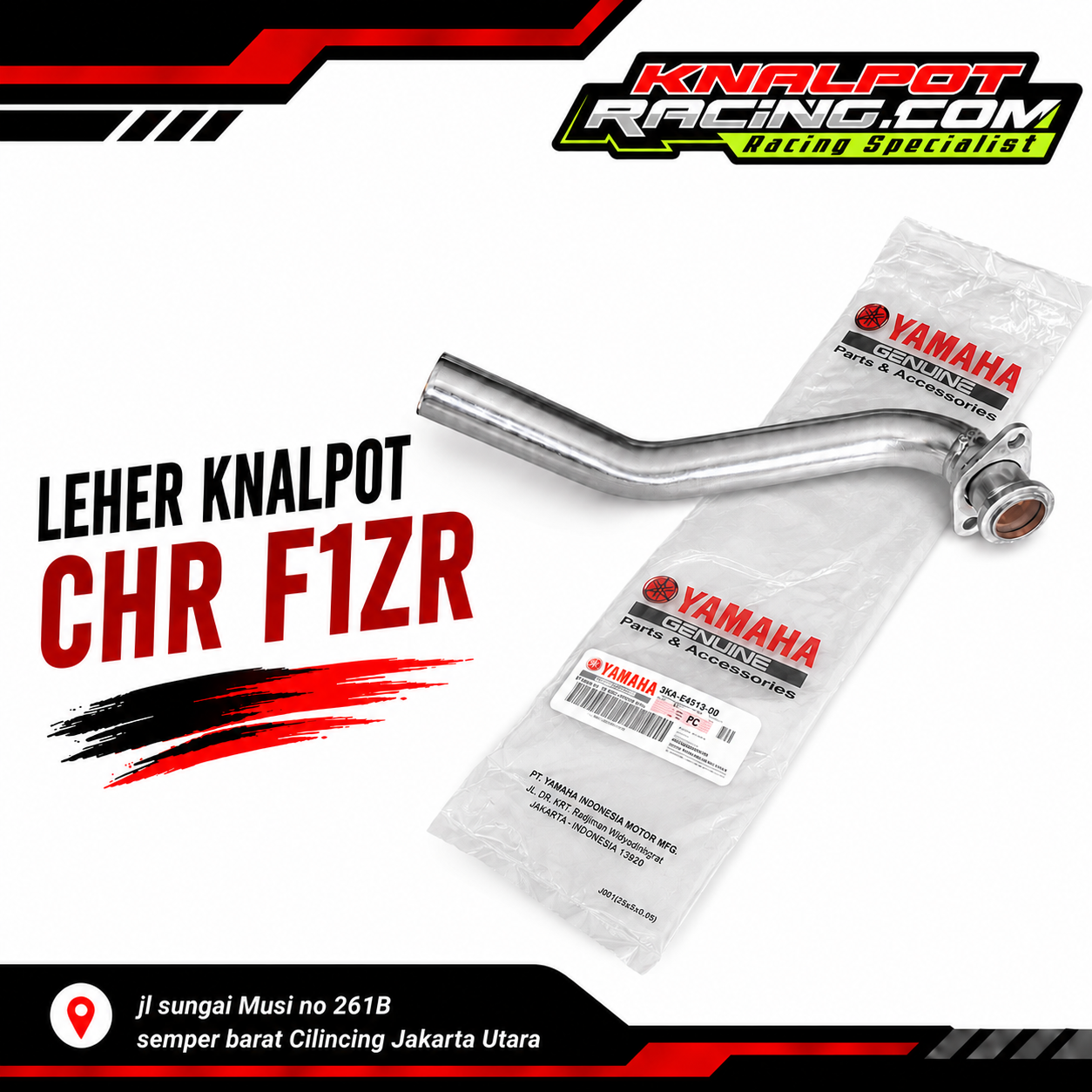 LEHER KNALPOT CHR F1ZR